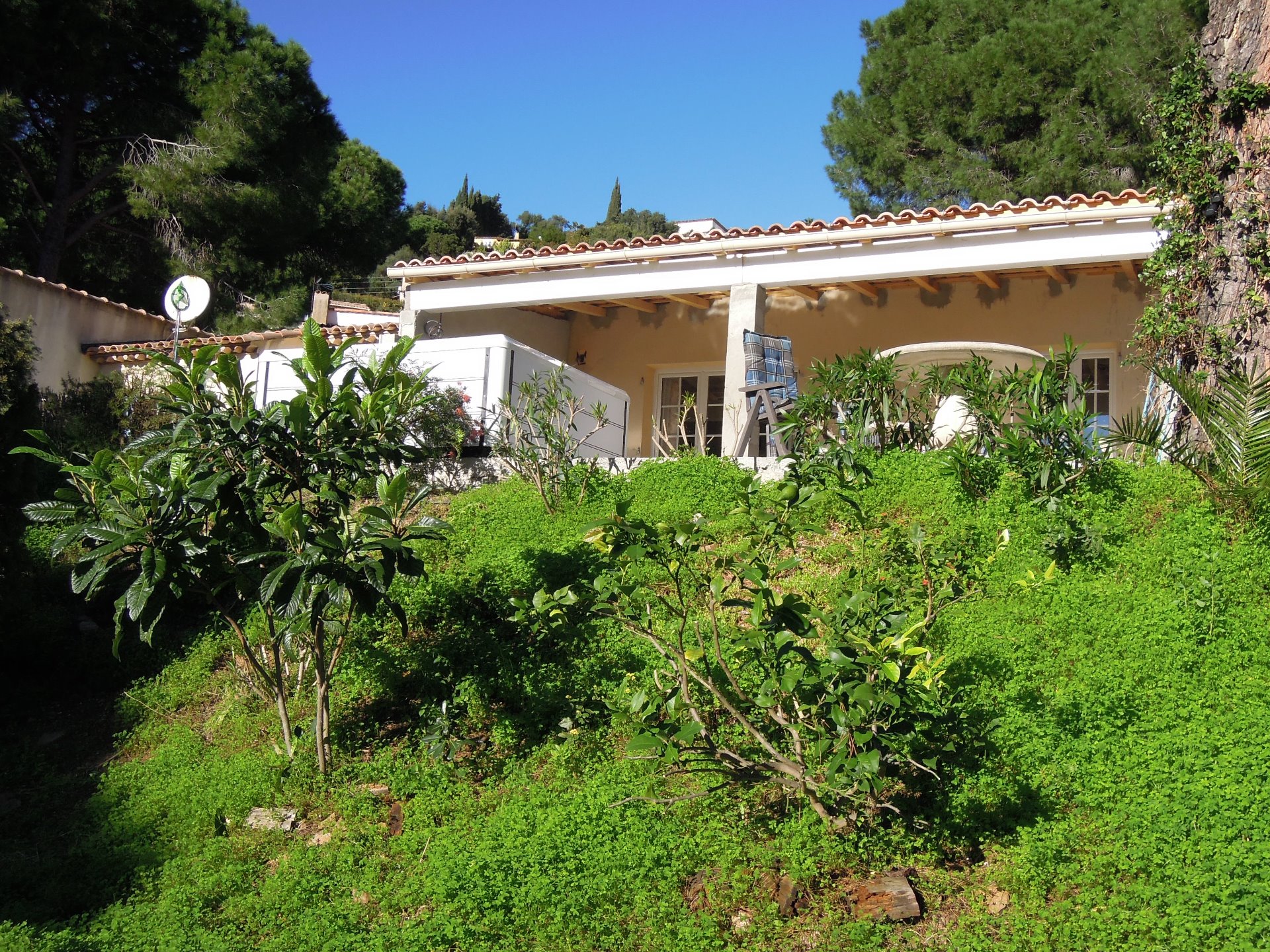 Südseite des Hauses